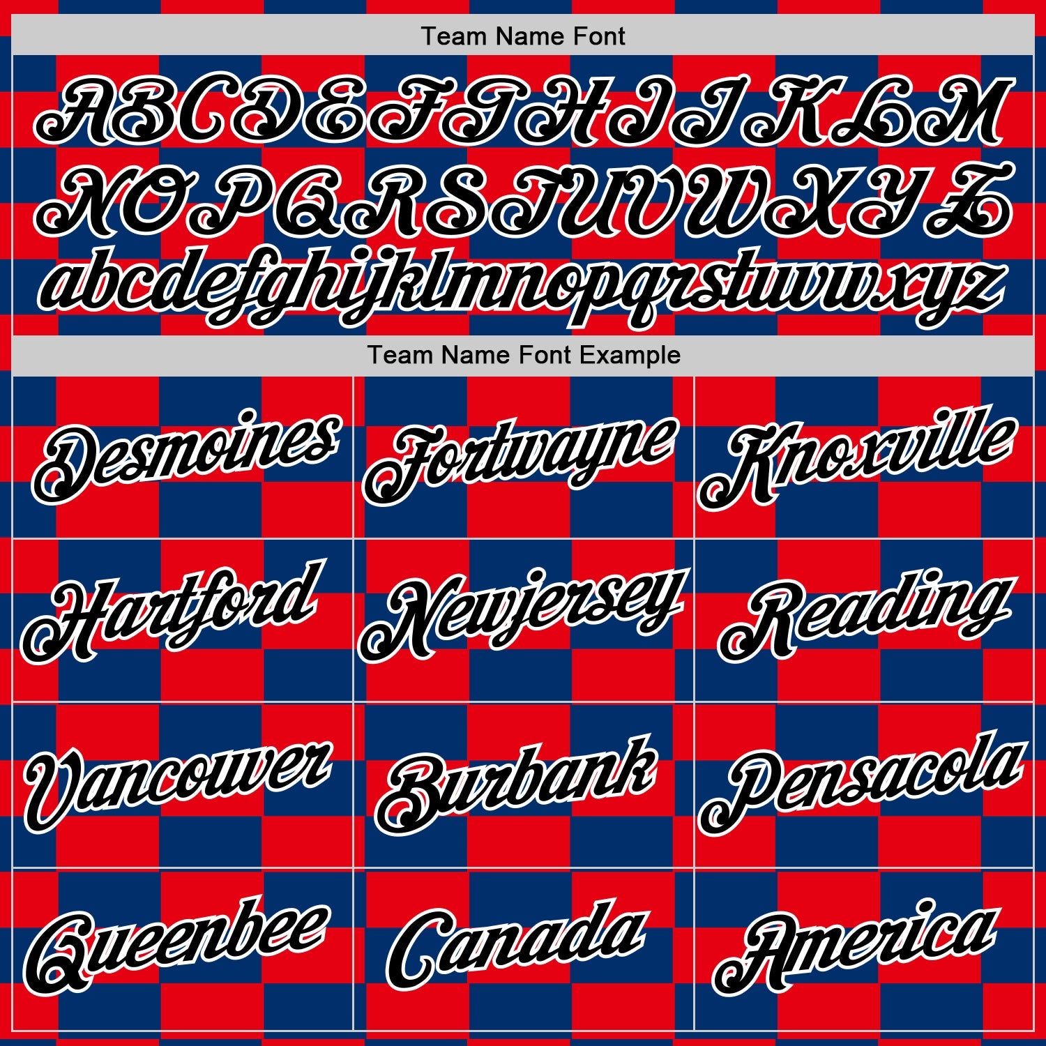 Custom Blue Black White-Red Croatia Plaid Performance T-Shirt view 3