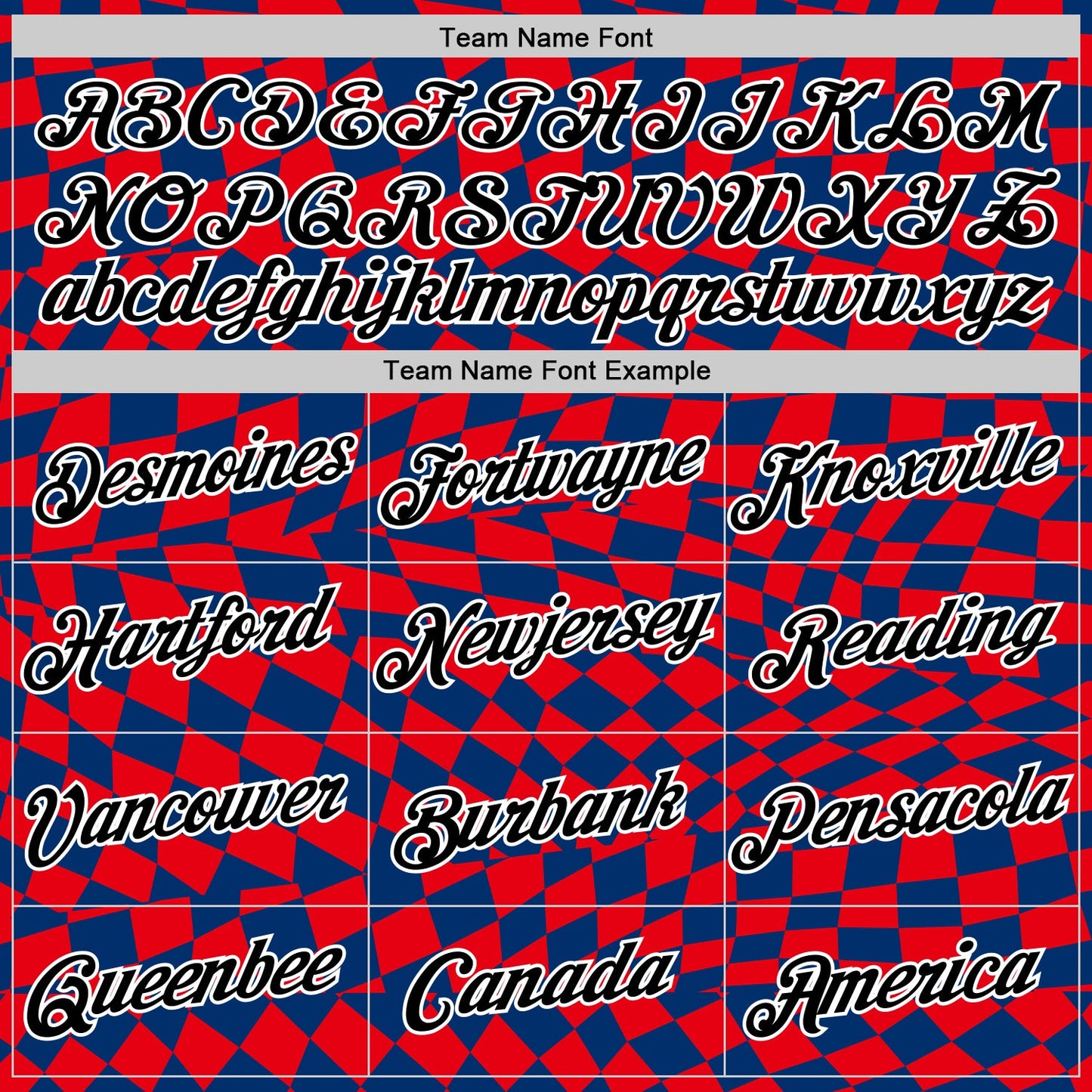 Custom Blue Black White-Red Croatia Plaid Performance T-Shirt view 3