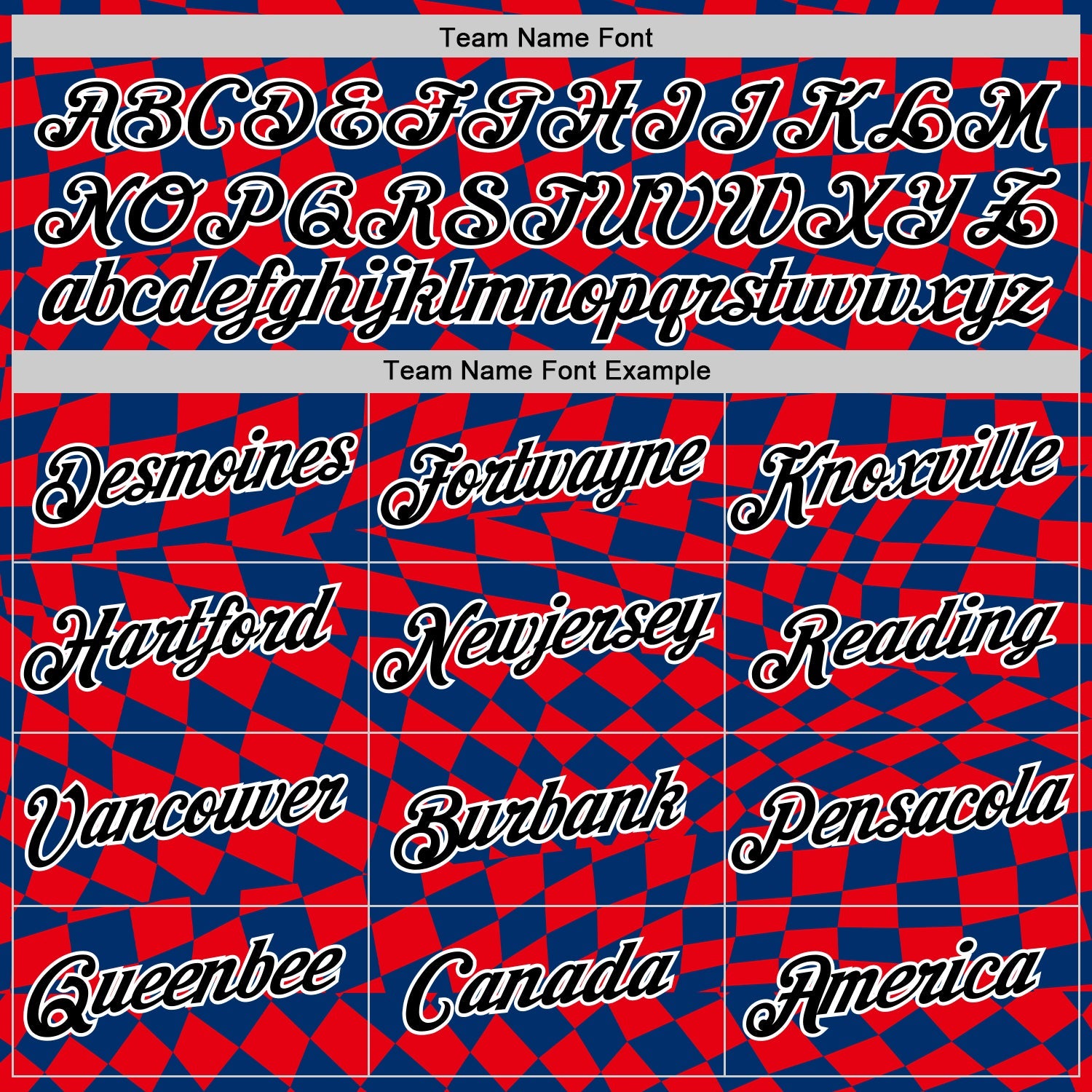 Custom Blue Black White-Red Croatia Plaid Performance T-Shirt view 3