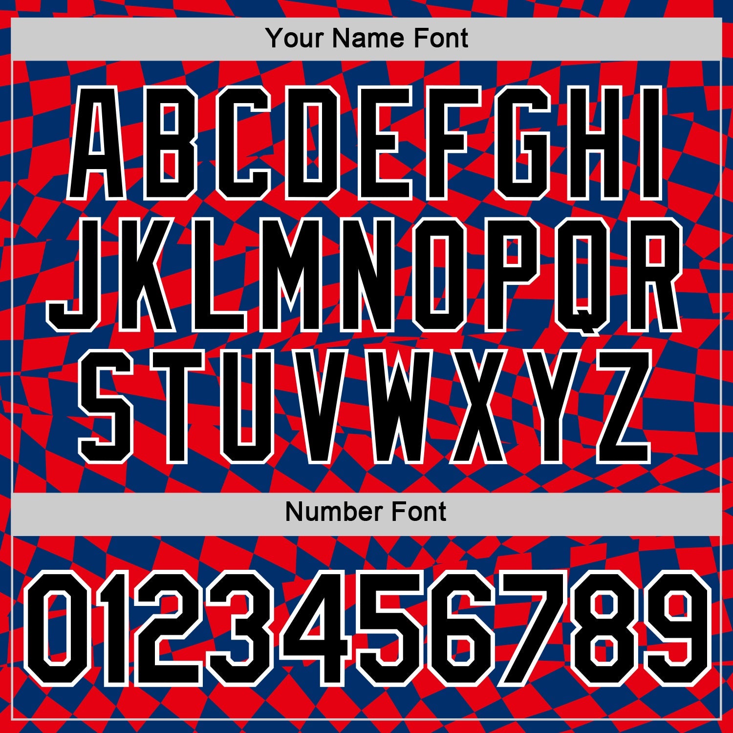 Custom Blue Black White-Red Croatia Plaid Performance T-Shirt view 4