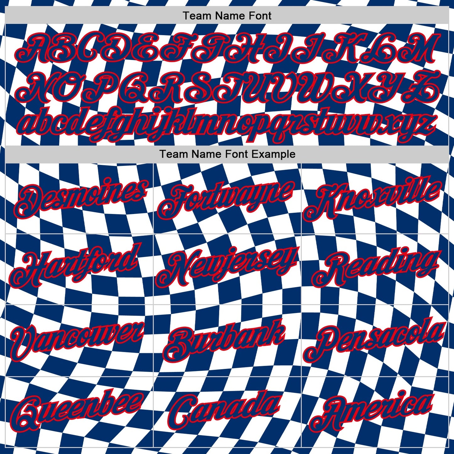 Custom White US Navy Blue Fire Red-Blue Croatia Plaid Performance T-Shirt view 3