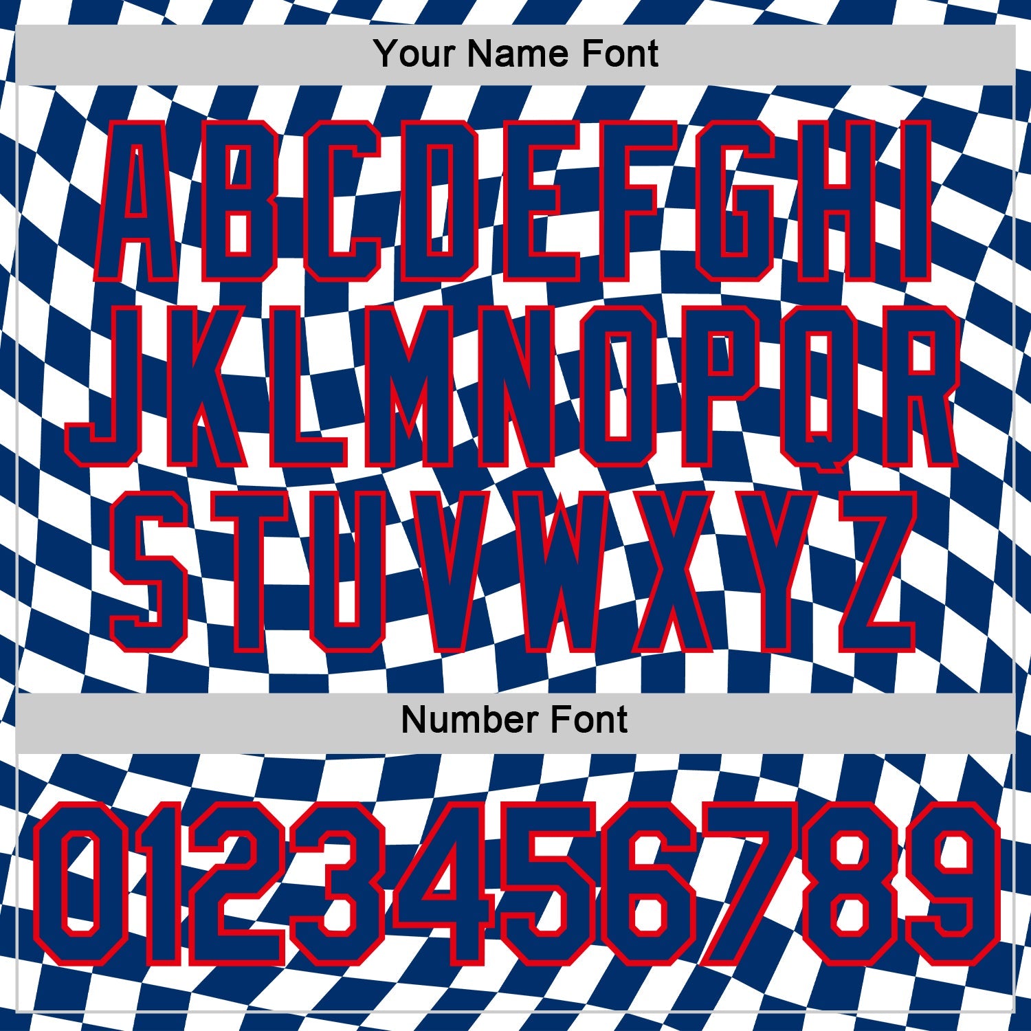 Custom White US Navy Blue Fire Red-Blue Croatia Plaid Performance T-Shirt view 4
