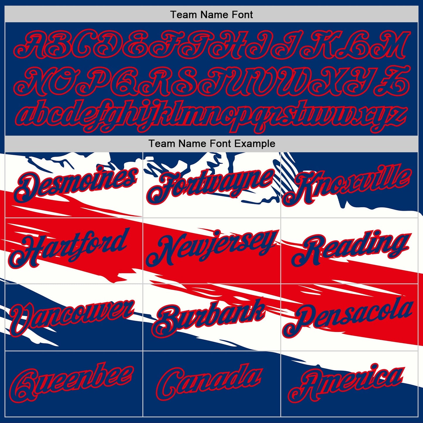 Custom US Navy Blue Fire Red-White Panama Performance T-Shirt view 3