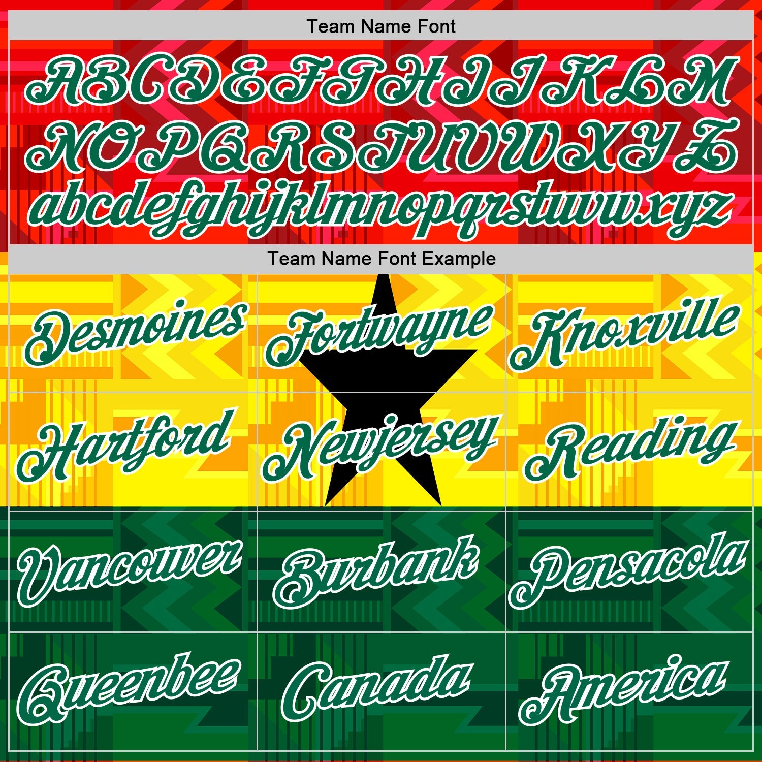 Custom Red Kelly Green White Yellow-Black Ghana Flag Performance T-Shirt view 3