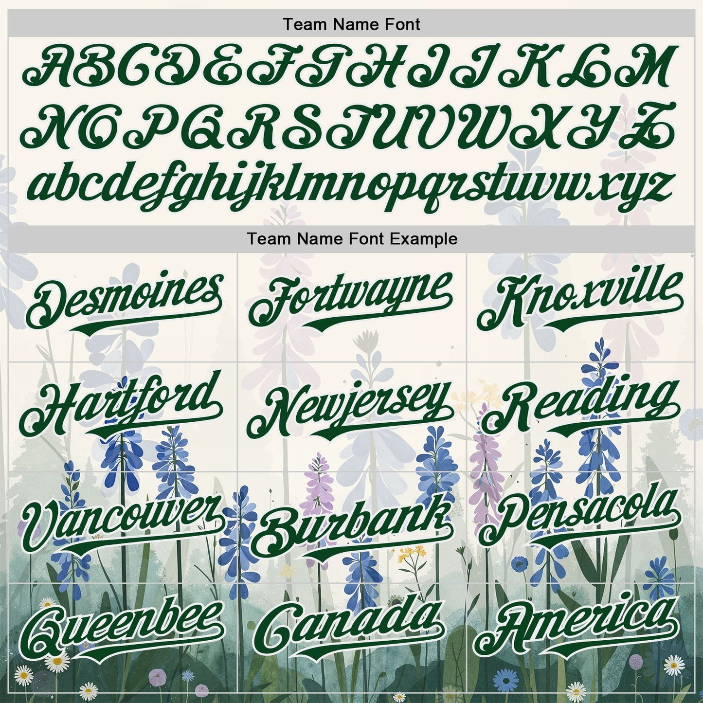 Custom White Green Texas Bluebonnet Floral City Edition Authentic Baseball Jersey view 4