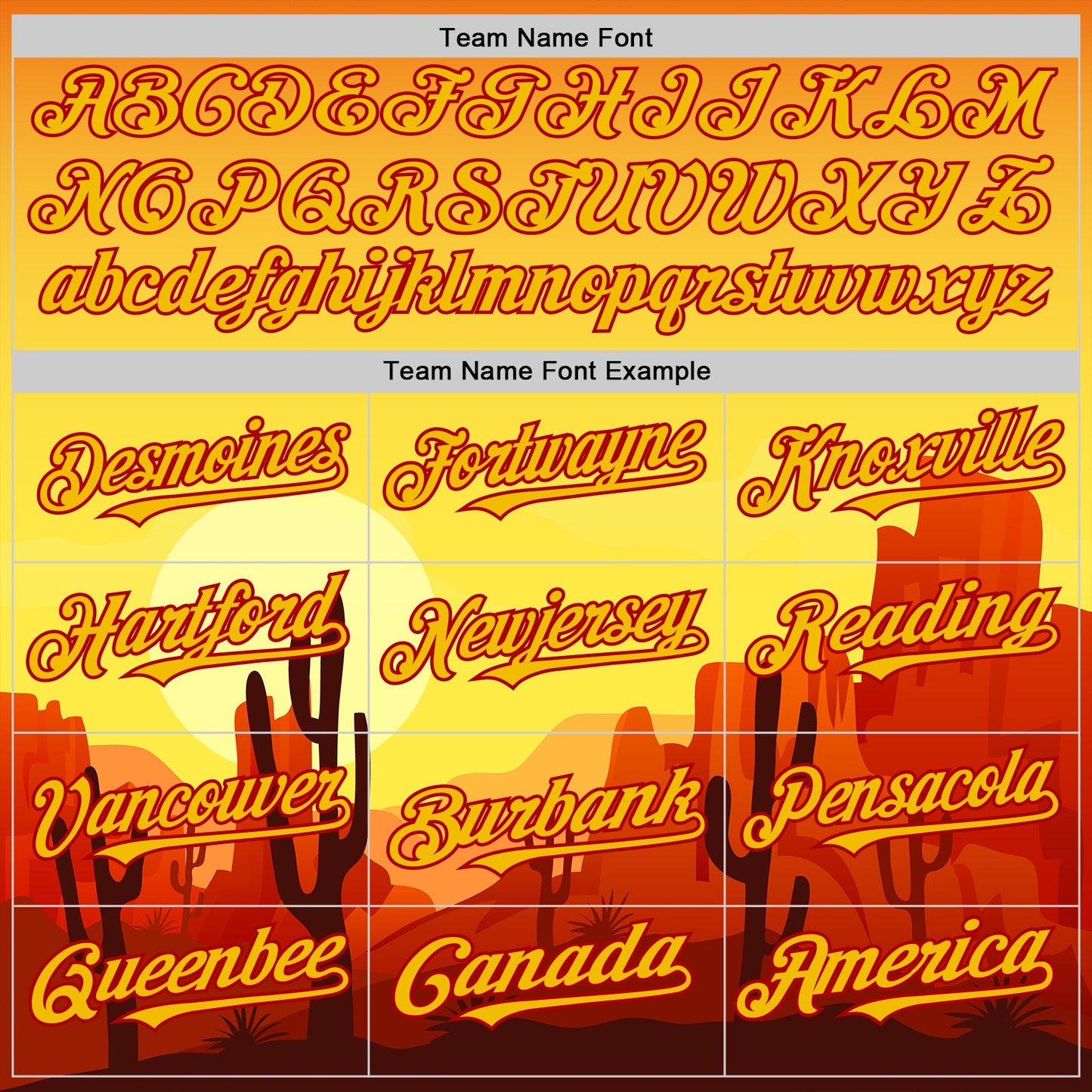 Custom Yellow Red Texas Sunset Southwest Landscape City Edition Authentic Baseball Jersey view 4