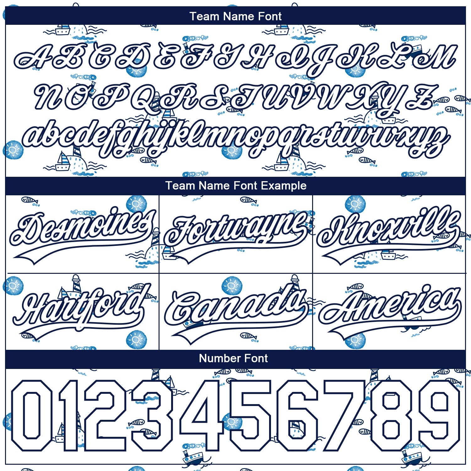 Custom White Navy 3D Pattern Fish And Ships Authentic Basketball Shorts view 3