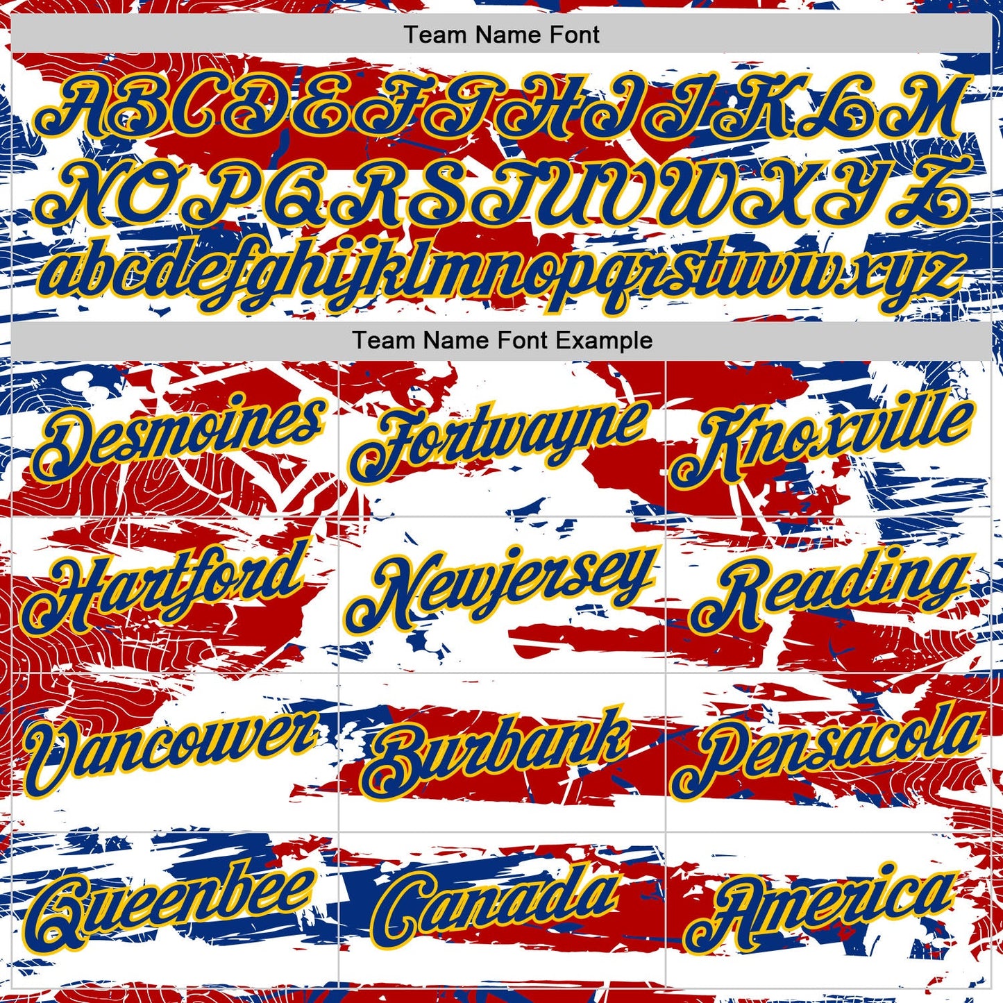 Custom White Royal Gold-Red France Grunge Performance T-Shirt view 3