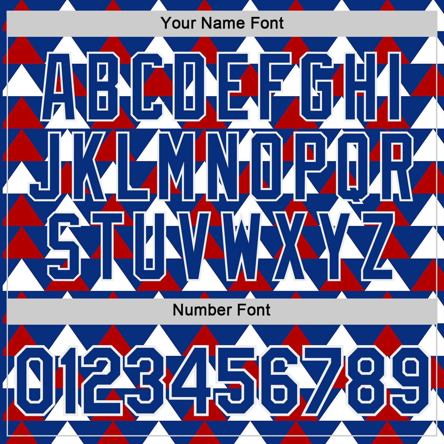 Custom Royal White-Red Norway Geometric Performance T-Shirt view 4