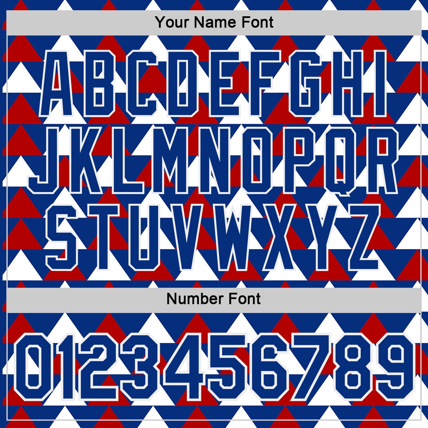 Custom Royal White-Red Norway Geometric Performance T-Shirt view 4