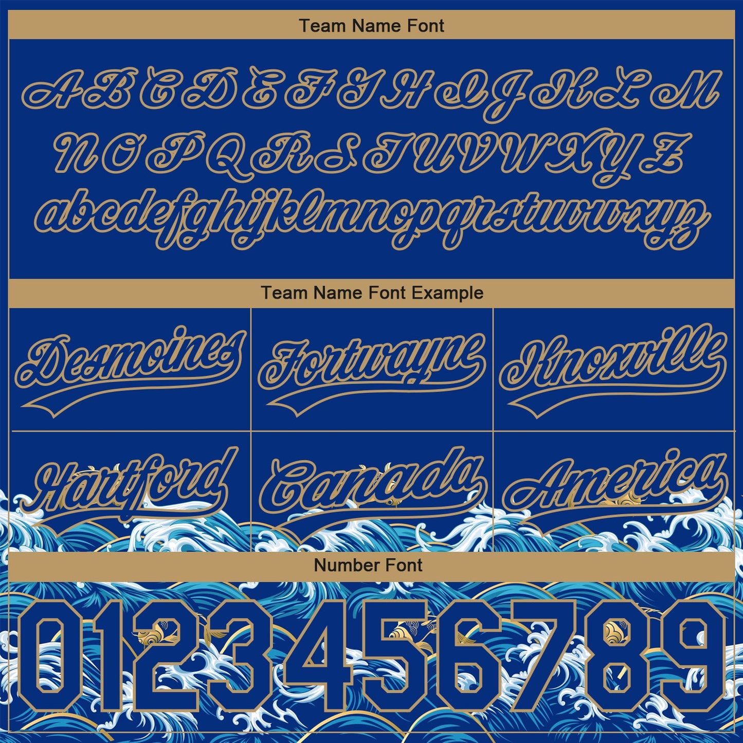 Custom Royal Old Gold 3D Pattern Fish In The Sea Authentic Basketball Shorts view 3