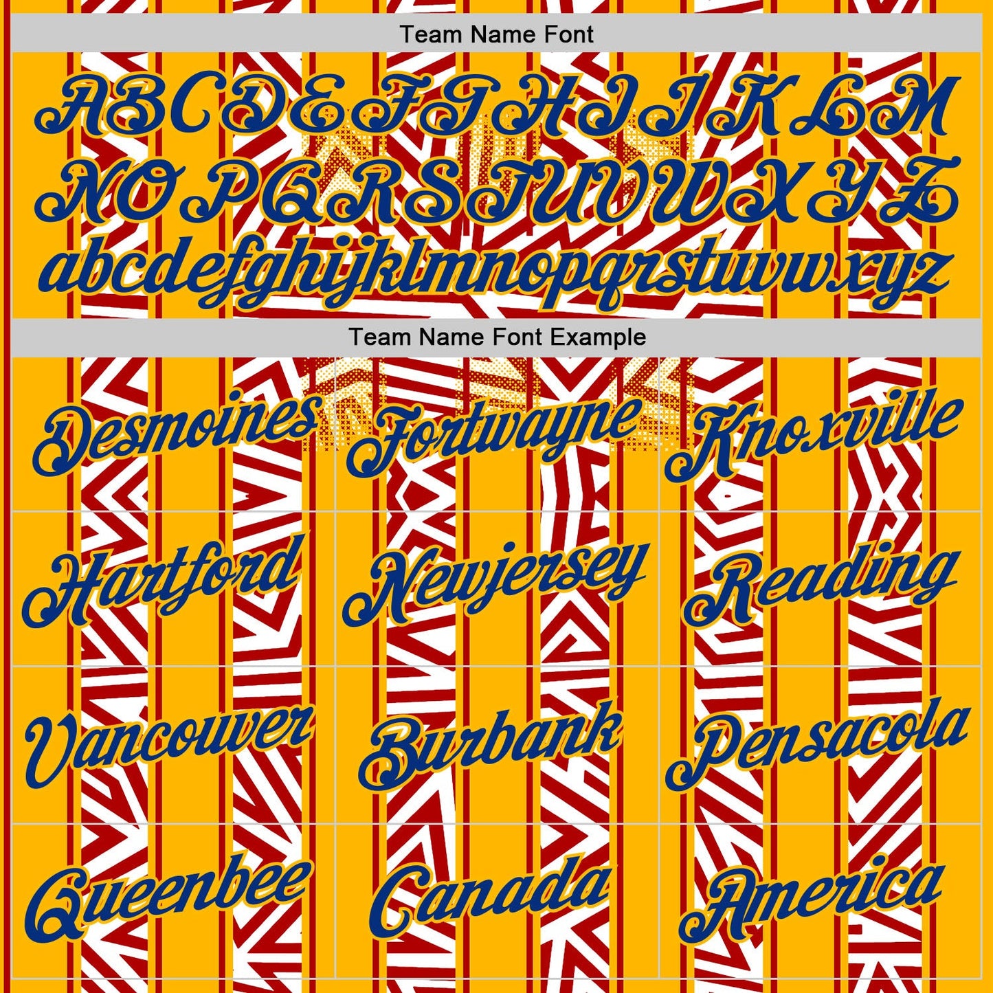 Custom Gold Royal-Red Spain Geometric Stripe Performance T-Shirt view 3