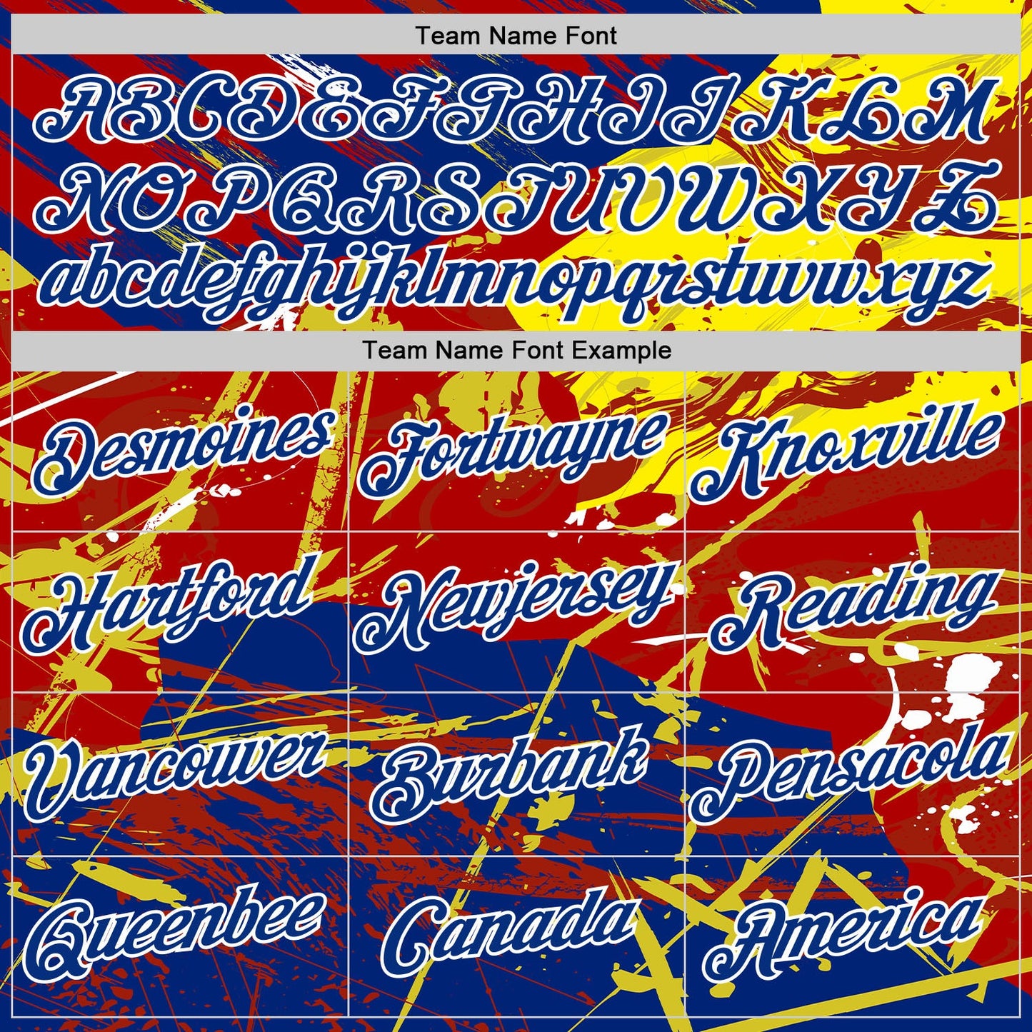 Custom Royal Red Yellow-White Spain Splash Performance T-Shirt view 3
