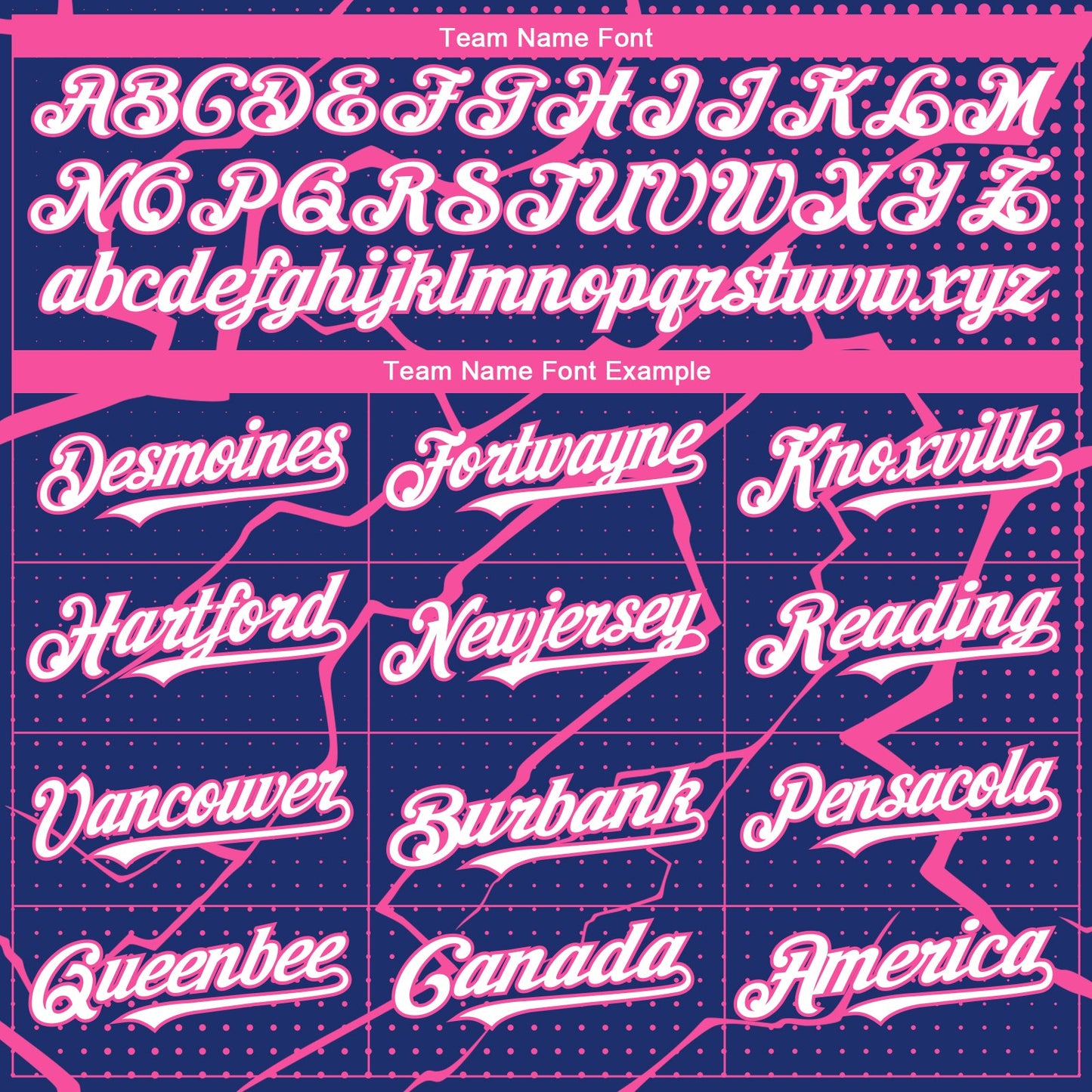 Custom Royal White-Pink Lightning Polka Dot Authentic Baseball Jersey view 4