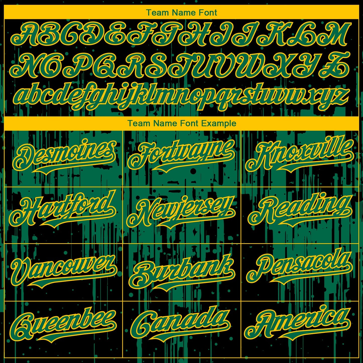 Custom Black Kelly Green-Yellow Dripping Splatter Paint Authentic Baseball Jersey view 4