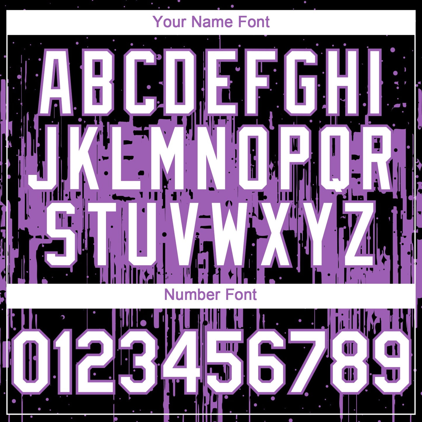 Custom Black White-Medium Purple Dripping Splatter Paint Authentic Baseball Jersey view 5