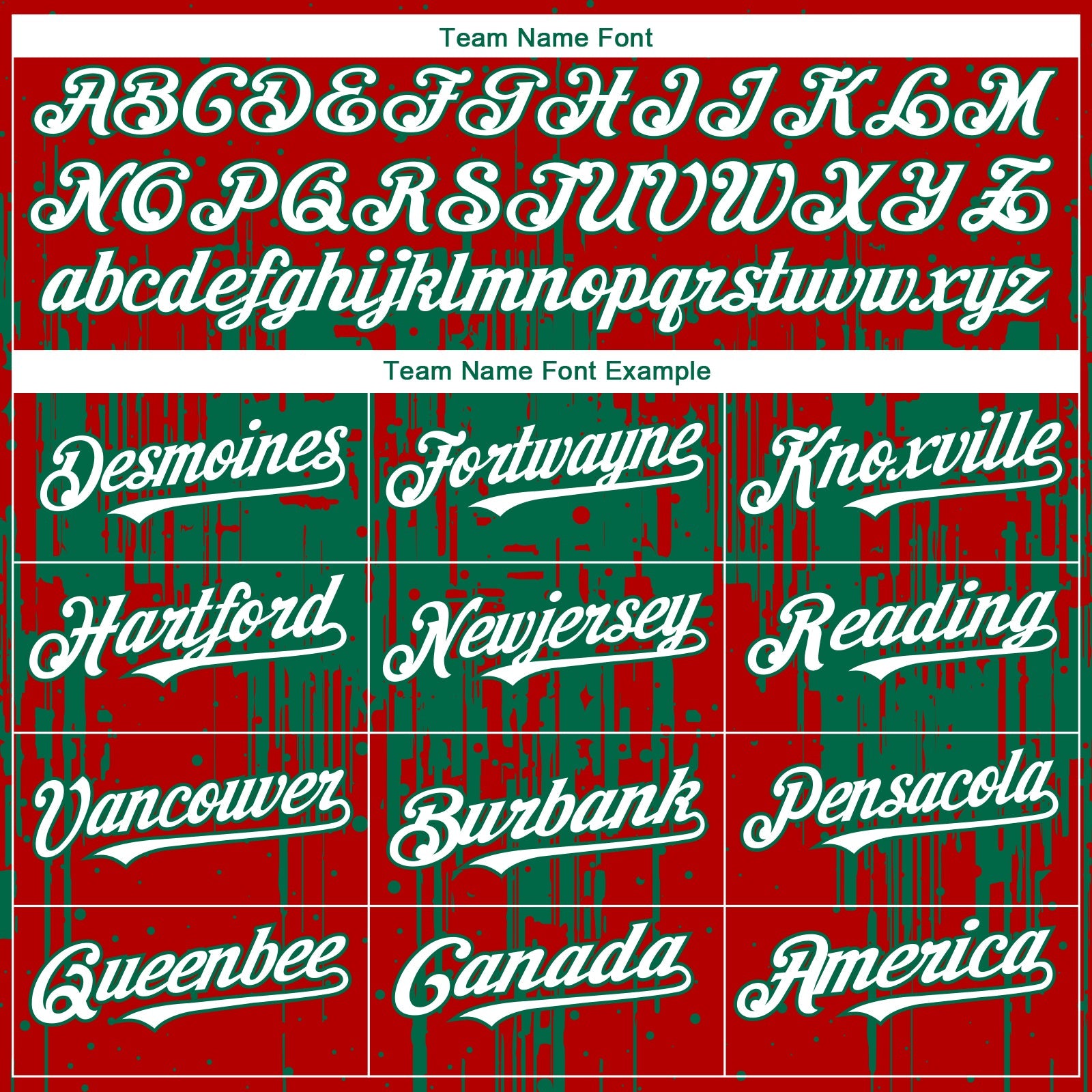 Custom Red White-Kelly Green Dripping Splatter Paint Authentic Baseball Jersey view 4