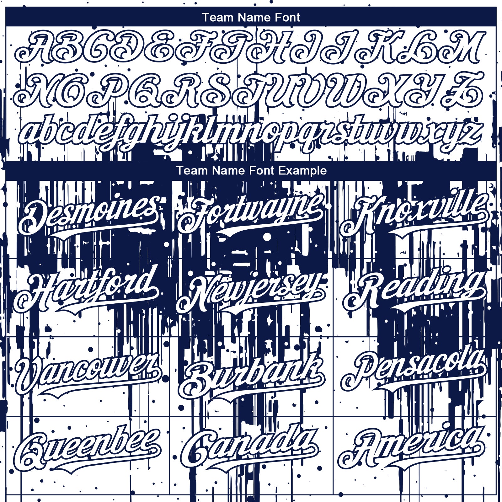 Custom White Navy Dripping Splatter Paint Authentic Baseball Jersey view 4