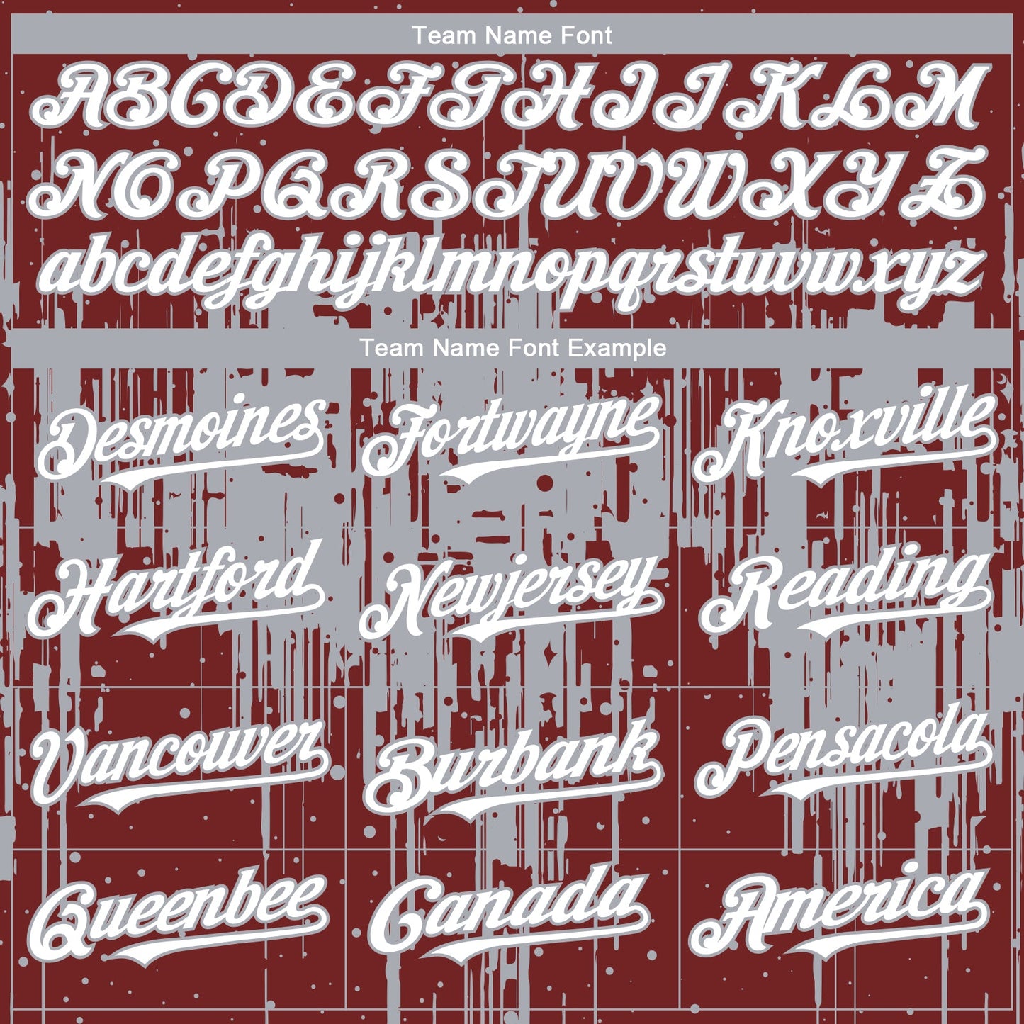 Custom Burgundy White-Gray Dripping Splatter Paint Authentic Baseball Jersey view 4