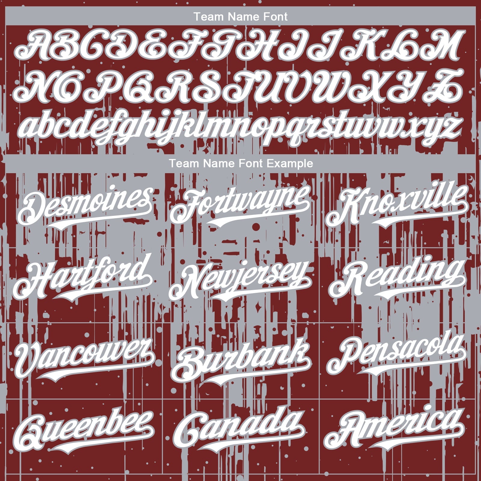 Custom Burgundy White-Gray Dripping Splatter Paint Authentic Baseball Jersey view 4