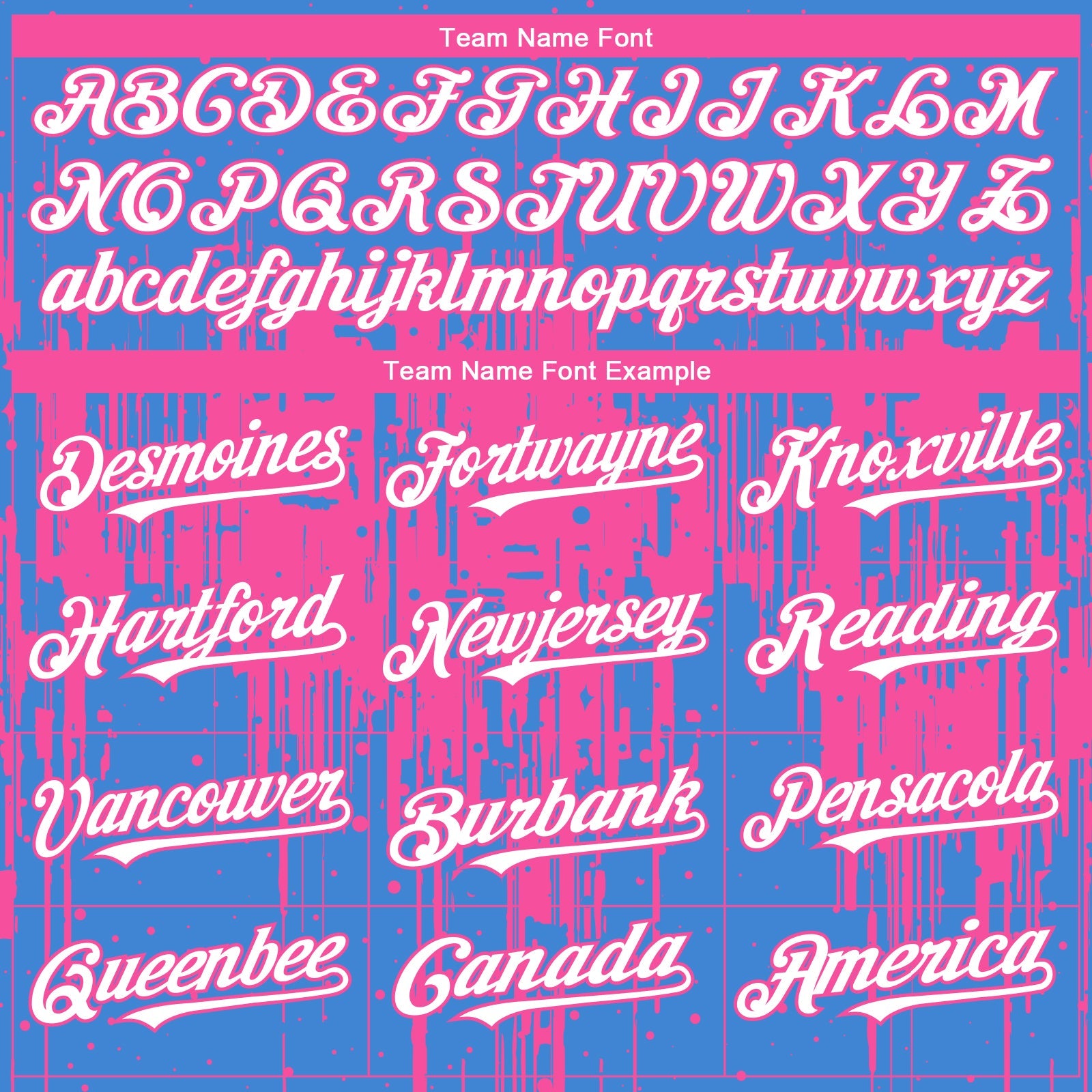 Custom Powder Blue White-Pink Dripping Splatter Paint Authentic Baseball Jersey view 4