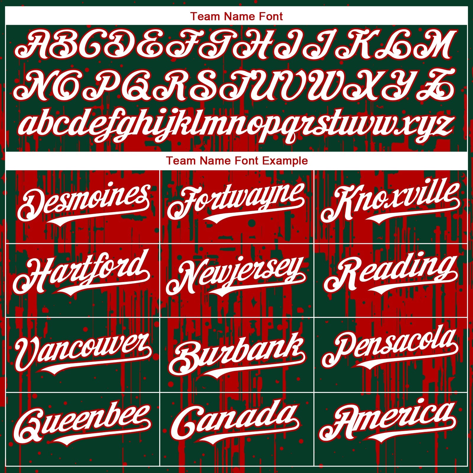 Custom Green White-Red Dripping Splatter Paint Authentic Baseball Jersey view 4