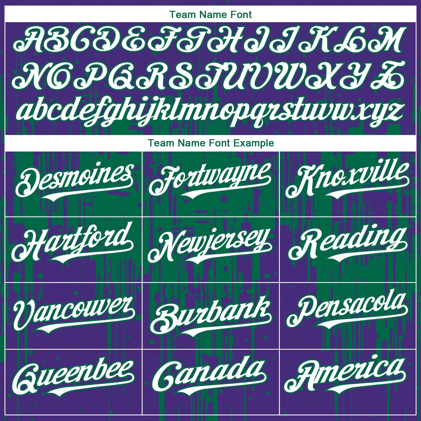 Custom Purple White-Kelly Green Dripping Splatter Paint Authentic Baseball Jersey view 4