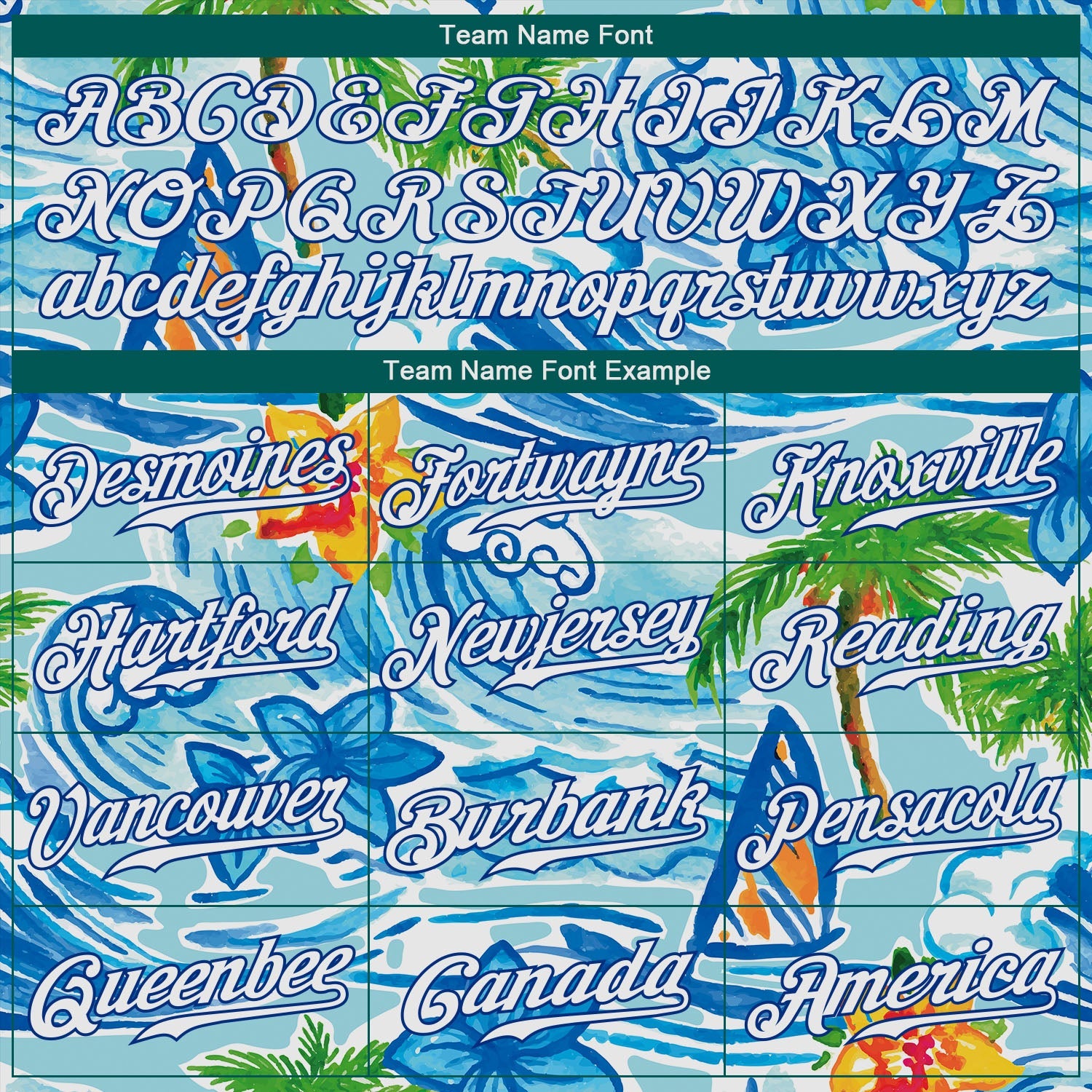 Custom White Royal 3D Pattern Design Beach Hawaii Palm Trees And Flowers Authentic Baseball Jersey view 4