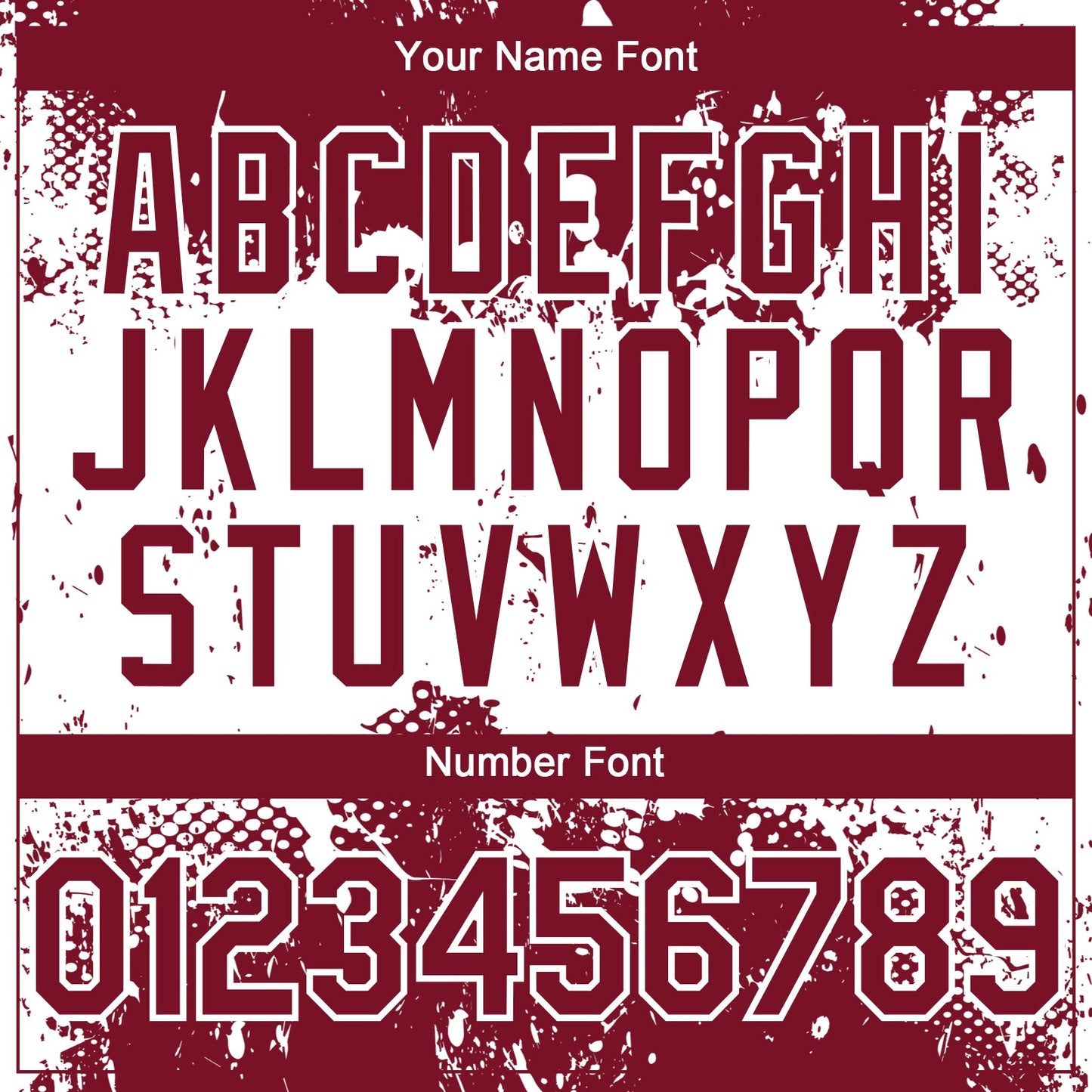Custom Crimson White Abstract Splatter Grunge Paint Authentic Baseball Jersey view 5