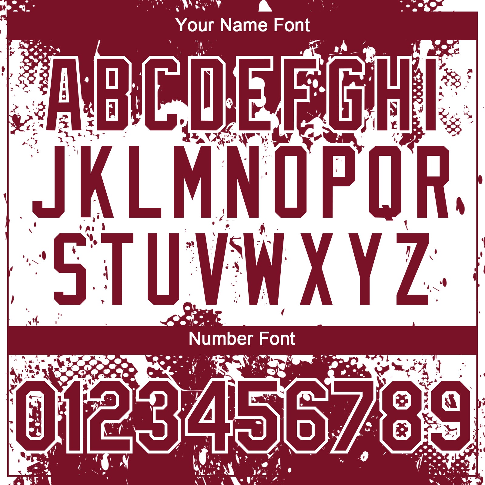 Custom Crimson White Abstract Splatter Grunge Paint Authentic Baseball Jersey view 5