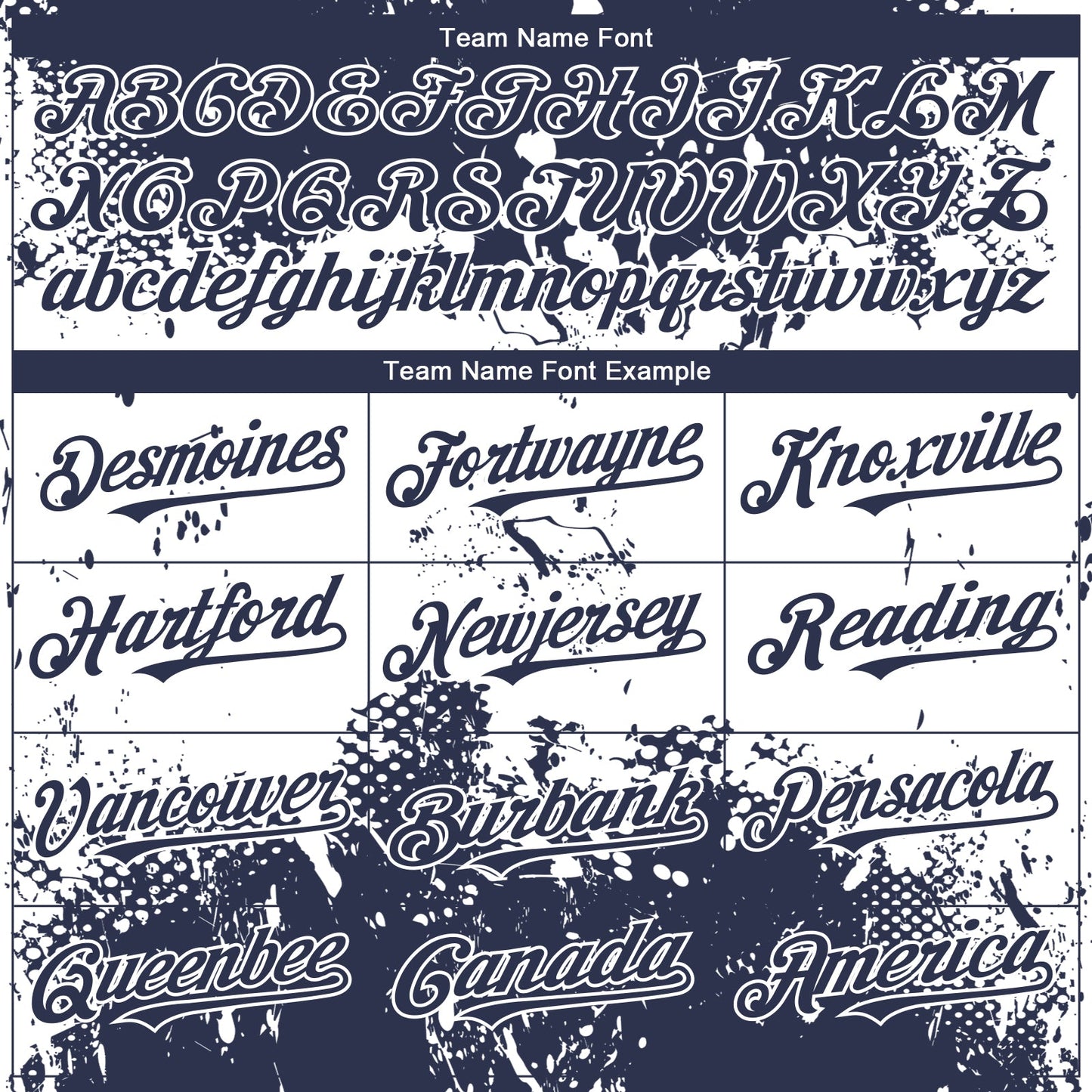 Custom Navy White Abstract Splatter Grunge Paint Authentic Baseball Jersey view 4