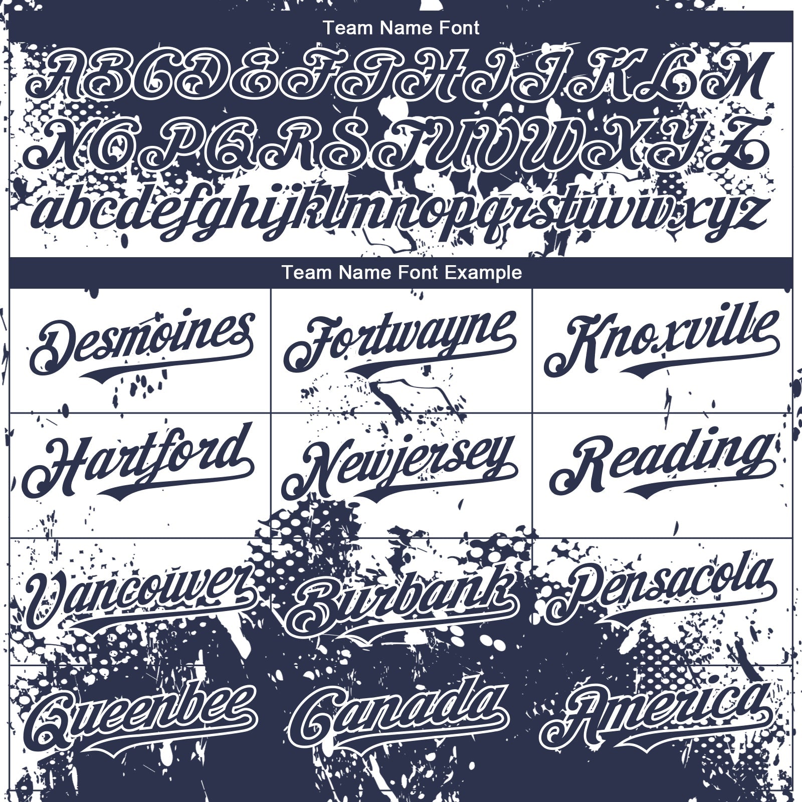 Custom Navy White Abstract Splatter Grunge Paint Authentic Baseball Jersey view 4