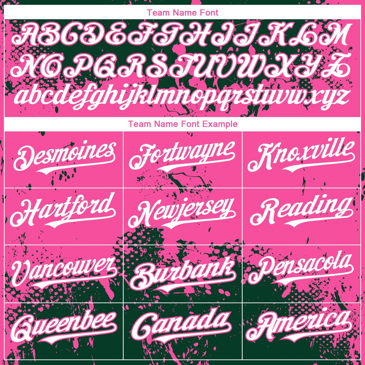 Custom Green White-Pink Abstract Splatter Grunge Paint Authentic Baseball Jersey view 4