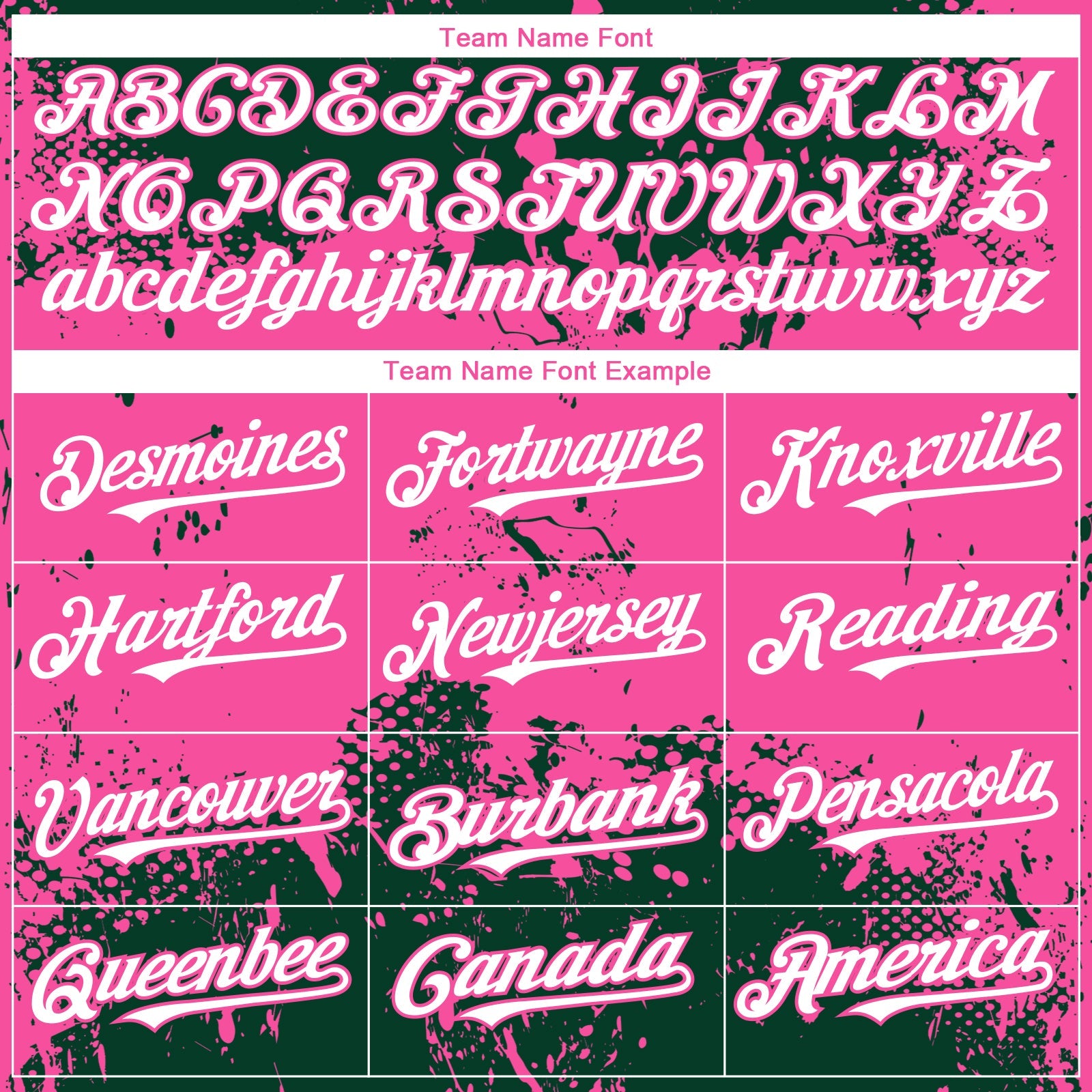 Custom Green White-Pink Abstract Splatter Grunge Paint Authentic Baseball Jersey view 4