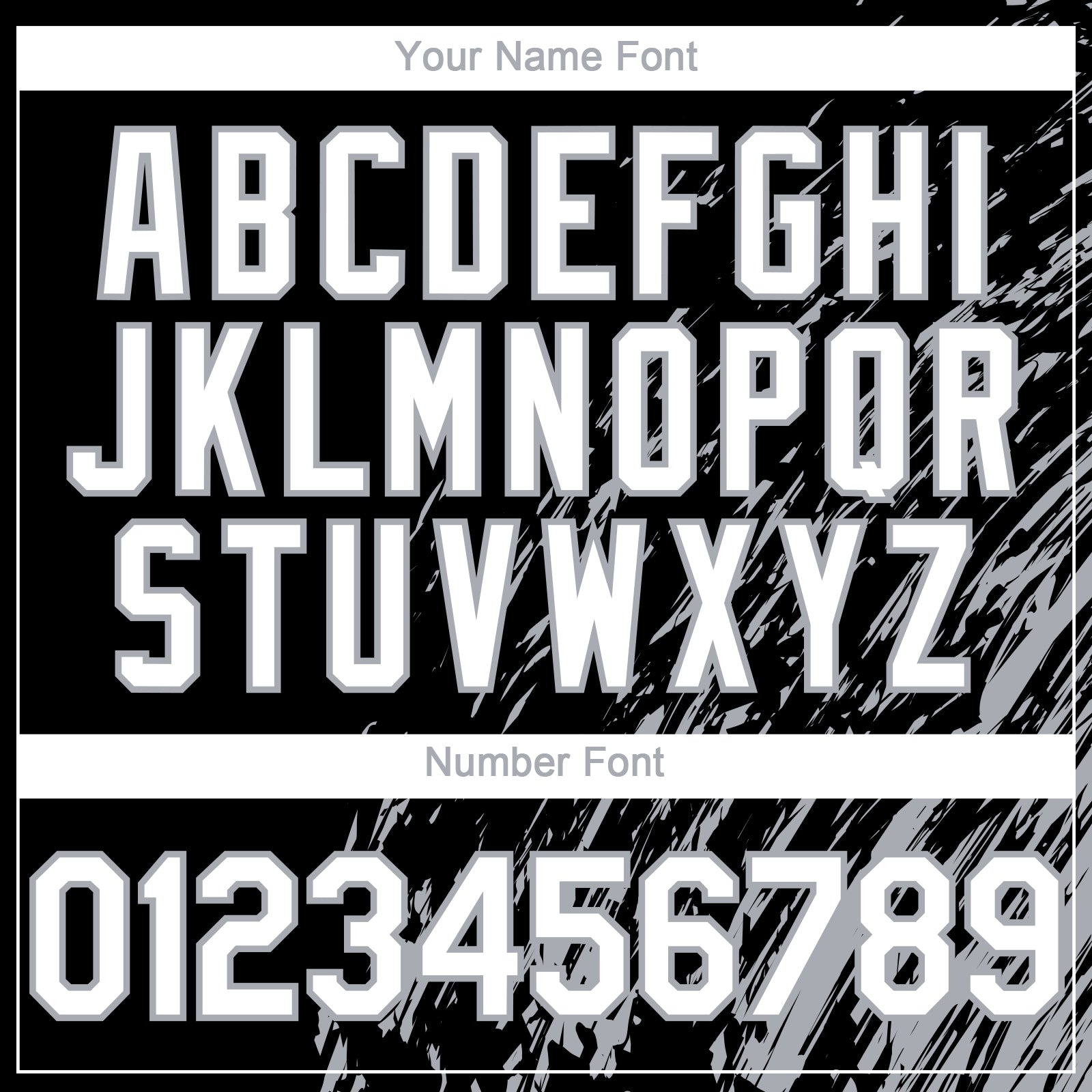 Custom Black White-Gray Paint Stroke Grunge Streak Authentic Baseball Jersey view 5