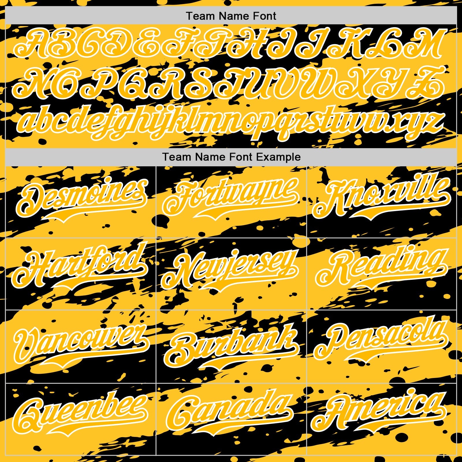 Custom Gold Black-White Paint Splash Stripe Authentic Baseball Jersey view 4