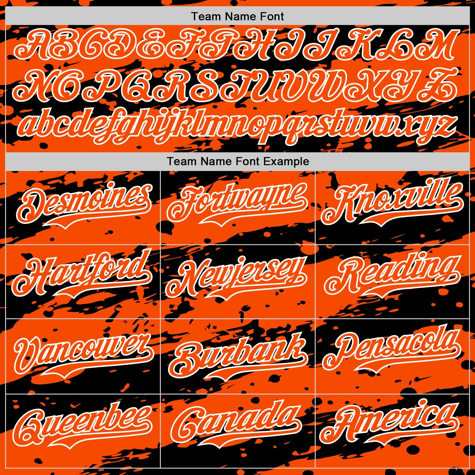 Custom Orange Black-White Paint Splash Stripe Authentic Baseball Jersey view 4