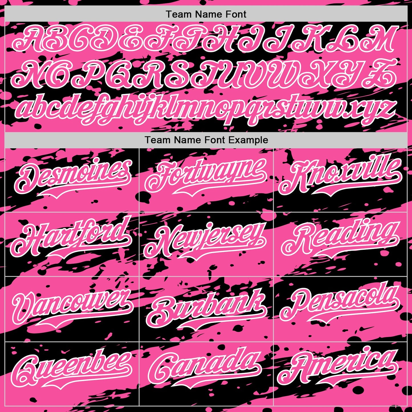 Custom Pink Black-White Paint Splash Stripe Authentic Baseball Jersey view 4