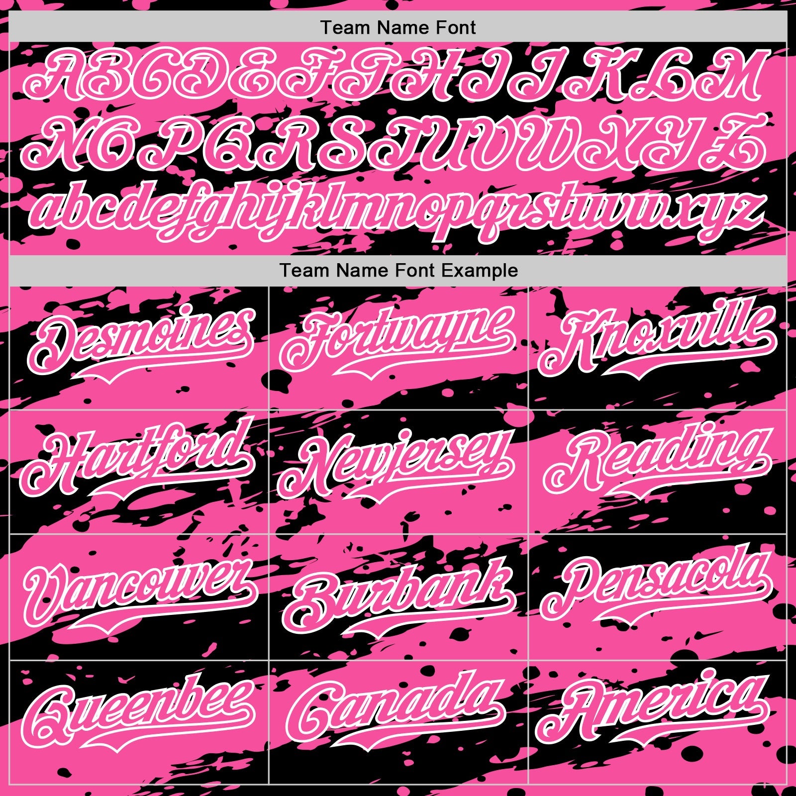 Custom Pink Black-White Paint Splash Stripe Authentic Baseball Jersey view 4
