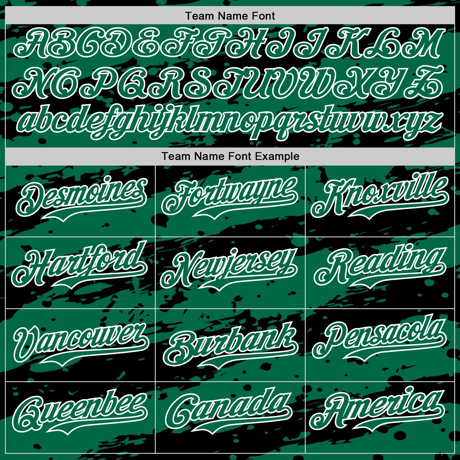 Custom Kelly Green Black-White Paint Splash Stripe Authentic Baseball Jersey view 4