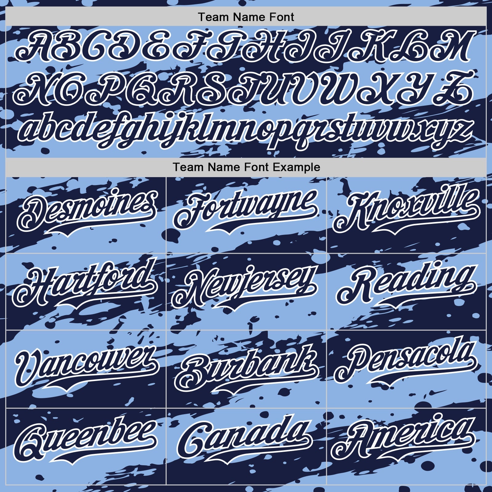 Custom Light Blue Navy-White Paint Splash Stripe Authentic Baseball Jersey view 4