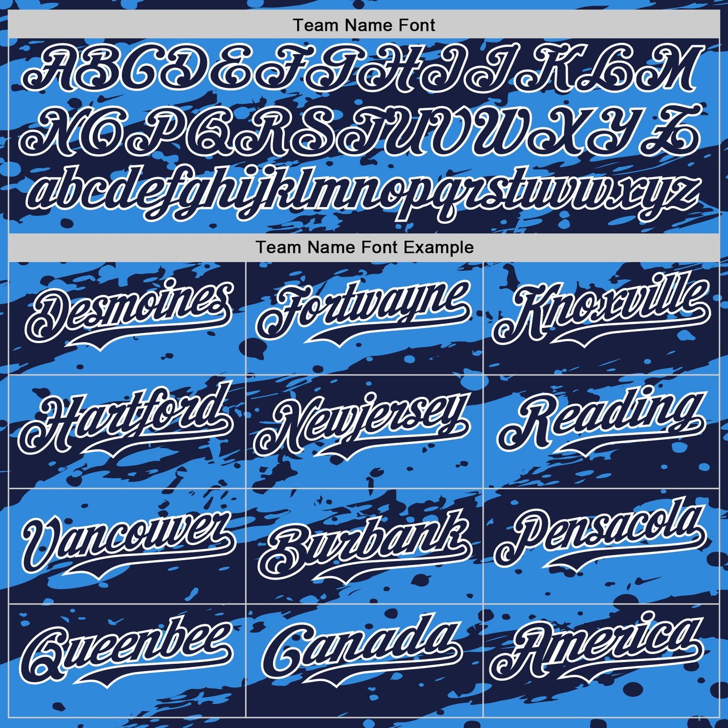 Custom Electric Blue Navy-White Paint Splash Stripe Authentic Baseball Jersey view 4