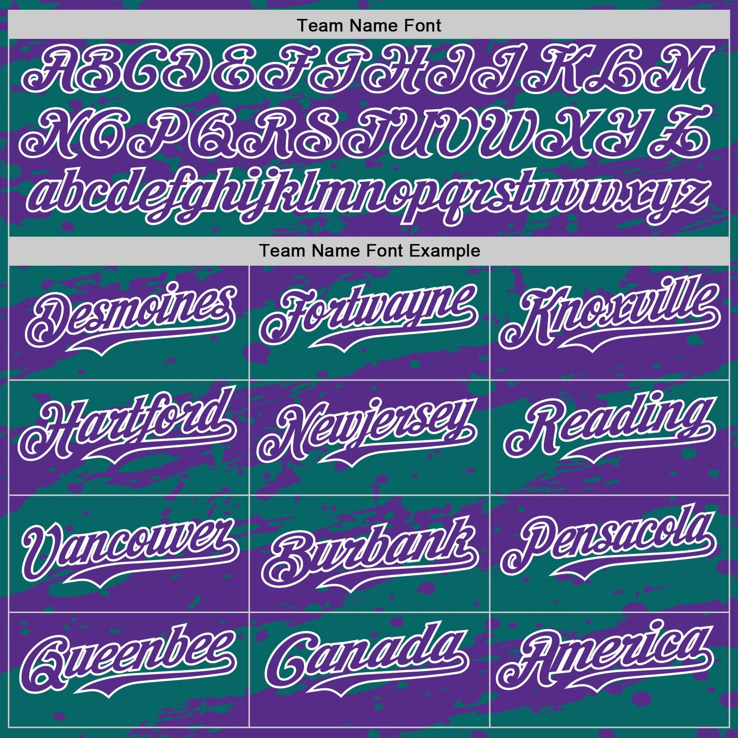 Custom Teal Purple-White Paint Splash Stripe Authentic Baseball Jersey view 4