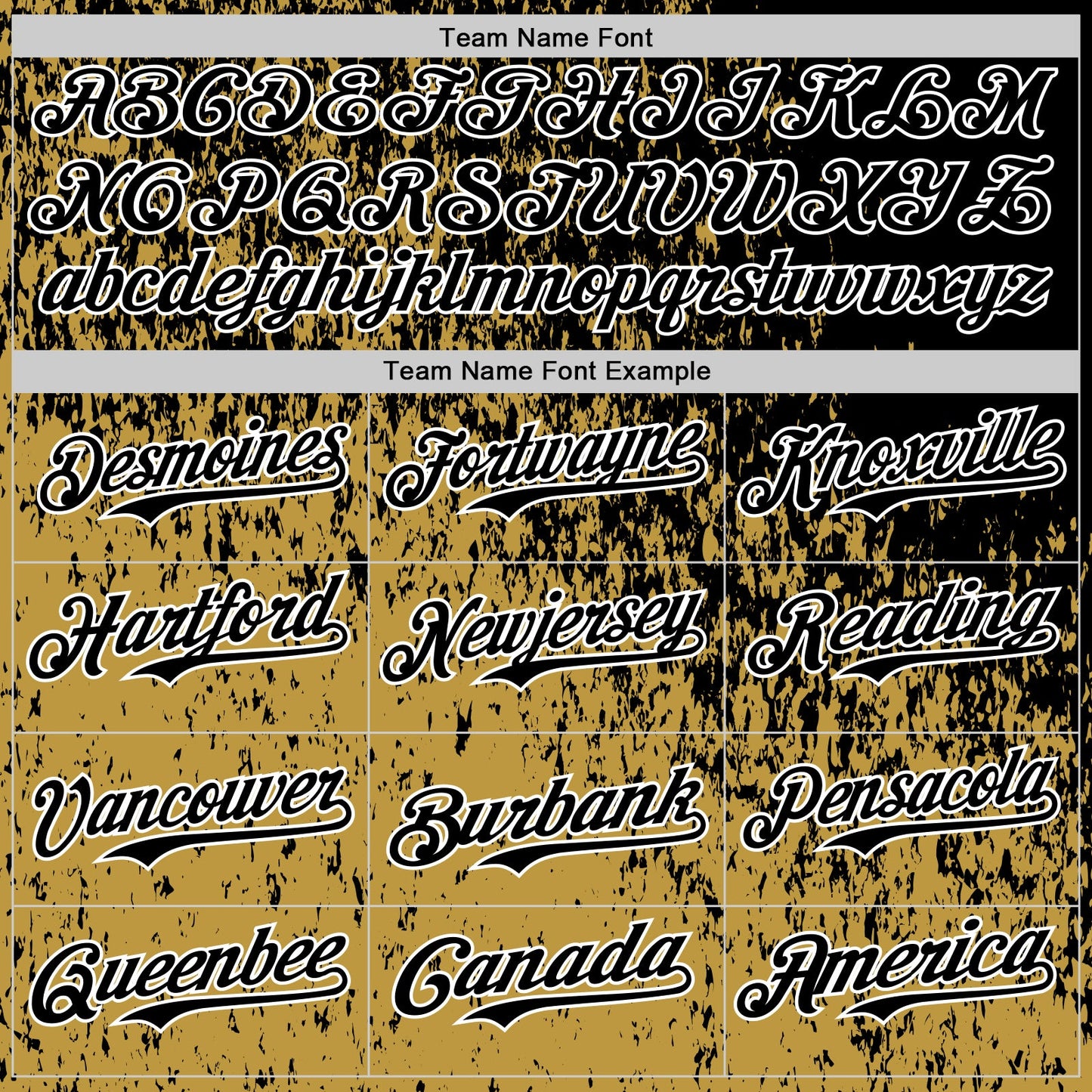 Custom Black Old Gold-White Abstract Fragment Splatter Authentic Baseball Jersey view 4