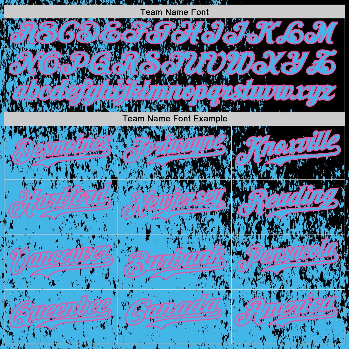 Custom Black Sky Blue-Pink Abstract Fragment Splatter Authentic Baseball Jersey view 4