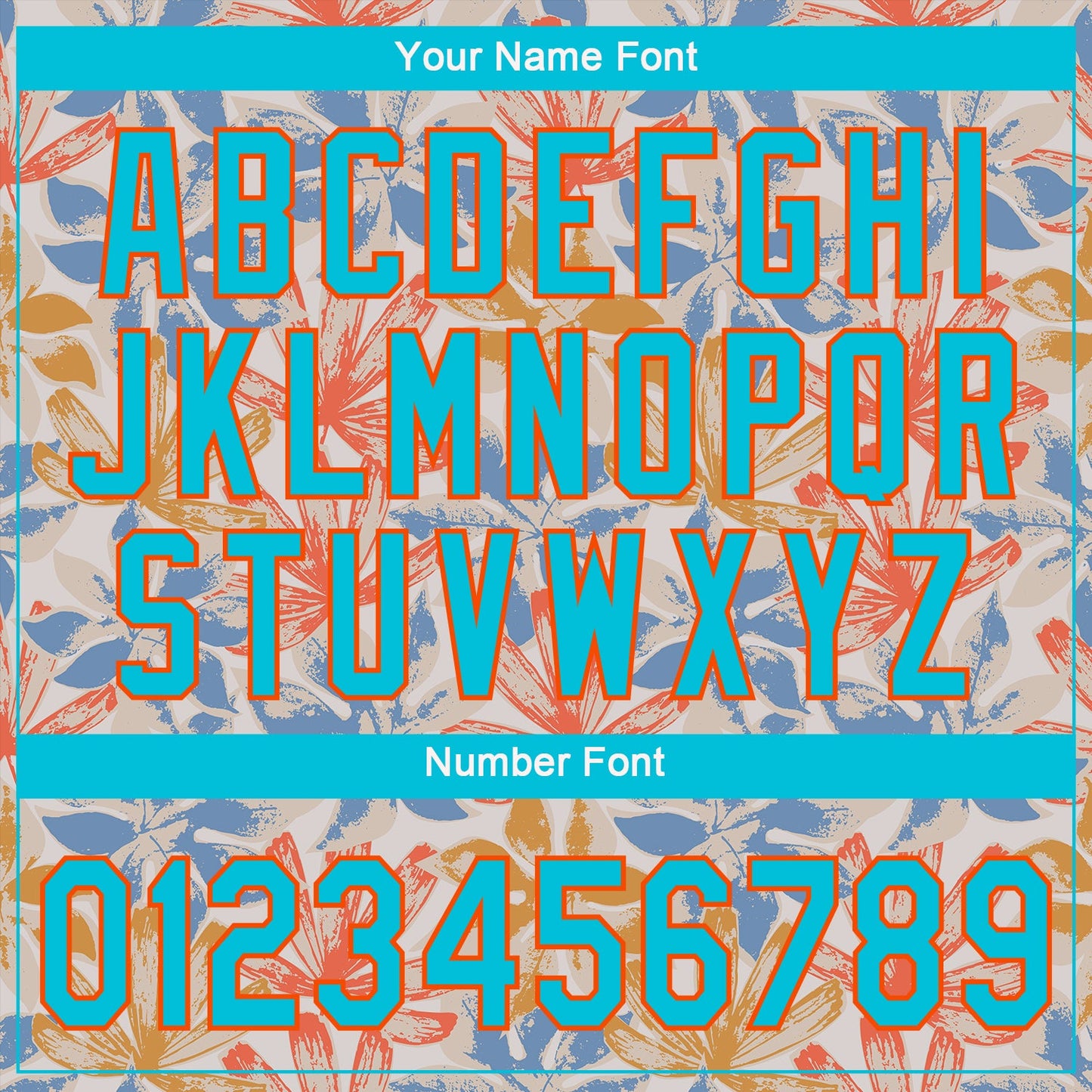 Custom White Lakes Blue-Orange 3D Pattern Design Leaves Authentic Baseball Jersey view 5