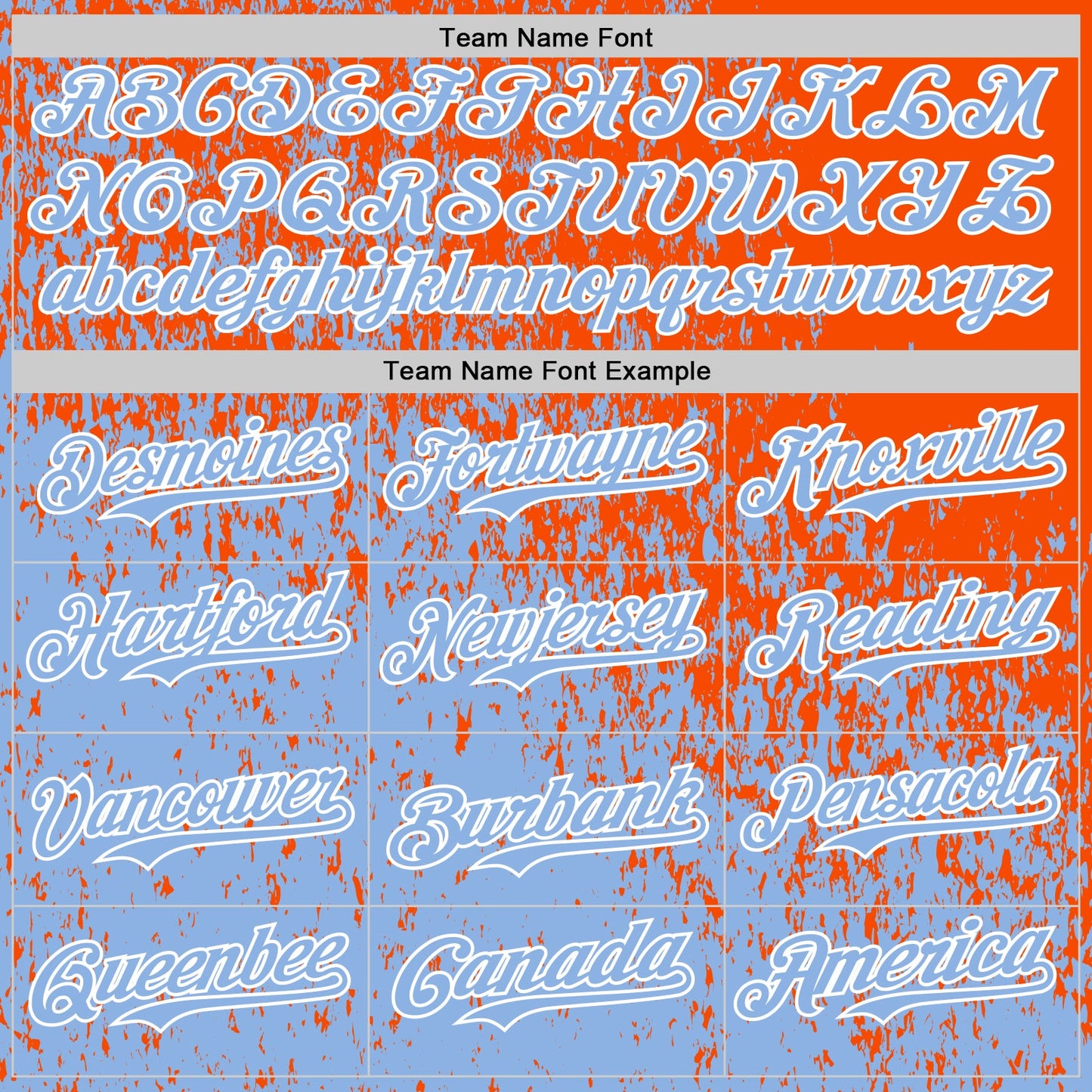 Custom Orange Light Blue-White Abstract Fragment Splatter Authentic Baseball Jersey view 4