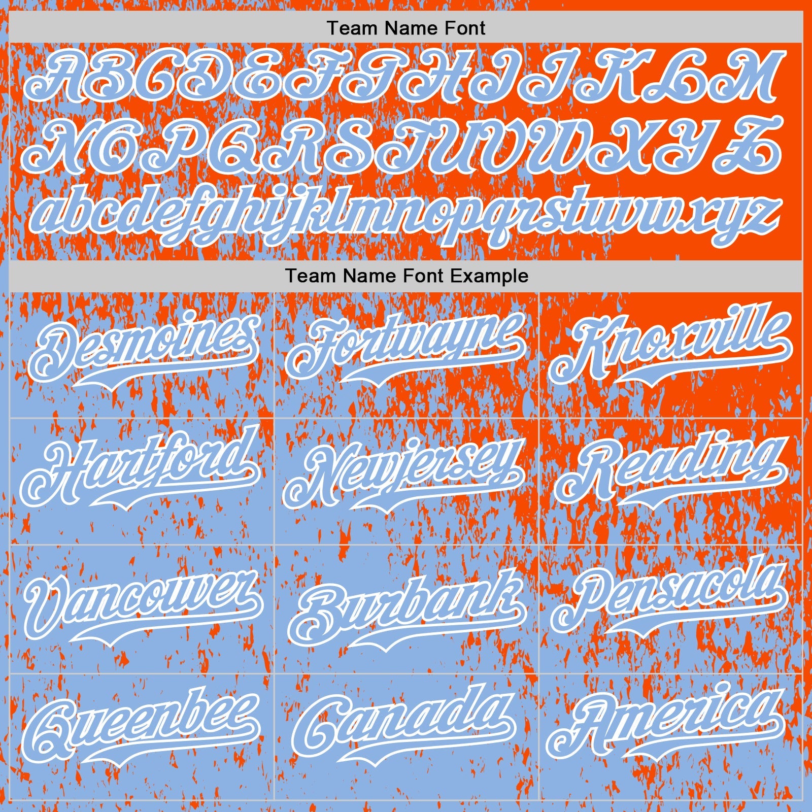 Custom Orange Light Blue-White Abstract Fragment Splatter Authentic Baseball Jersey view 4