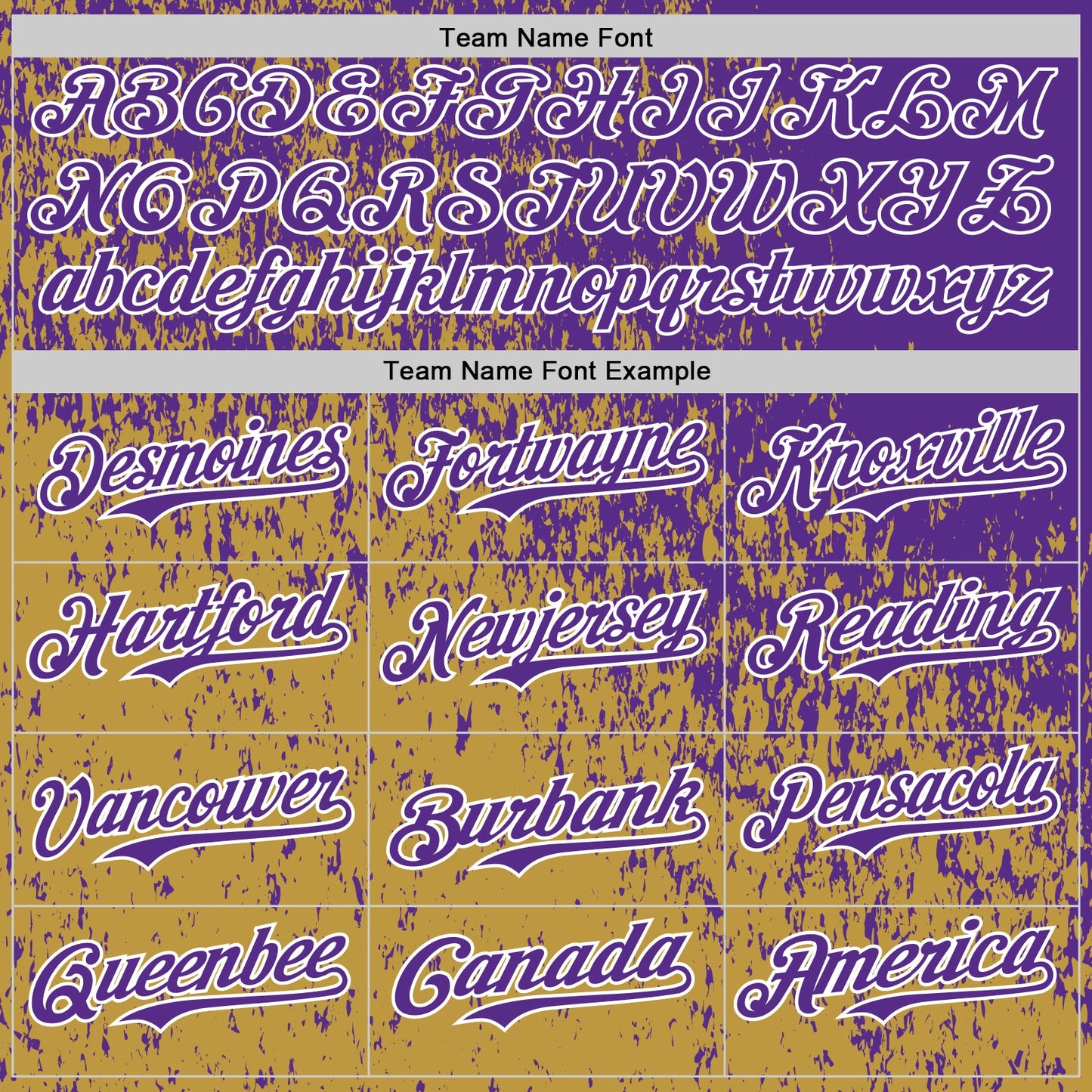 Custom Purple Old Gold-White Abstract Fragment Splatter Authentic Baseball Jersey view 4