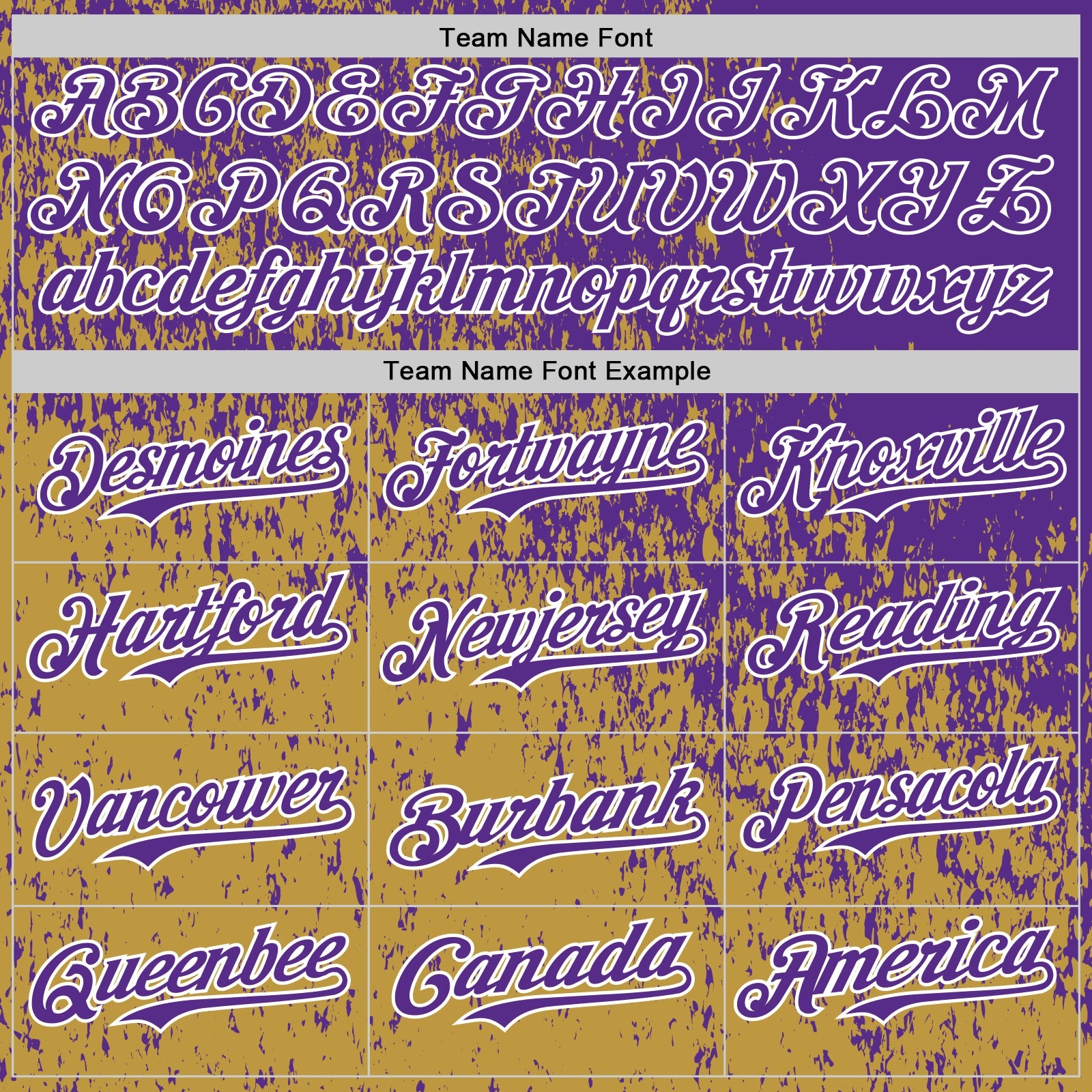 Custom Purple Old Gold-White Abstract Fragment Splatter Authentic Baseball Jersey view 4